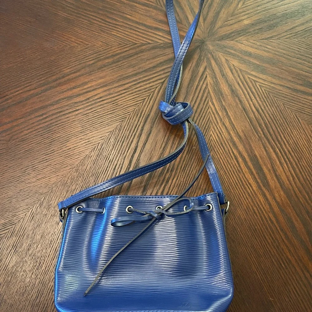 Louis Vuitton Noe Handbag Epi Leather Nano Blue AR1146 - Picture 2 of 10